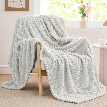 BEDELITE Light Grey Throw Blanket - Image 4