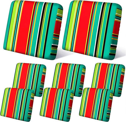 Geyoga 8 Pcs Patio Stretch Sofa Cushion Covers Outdoor Cushion Covers by Geyoga