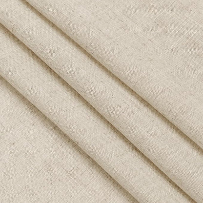 Beige Semi Sheer Linen Curtains 72 inch Length - Image 6