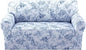 H.VERSAILTEX Floral Pattern Loveseat Cover Printed 2 Cushion Sofa Cover High by HVERSAILTEX