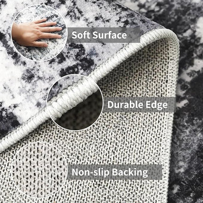 2x3 Small Washable Area Rug: Non-Slip Indoor Door Mat - Image 5