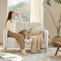 EcoHarbor Living 50.5" Mid-Century Modern Couch, Upholstered Sofa by ECOHARBOR