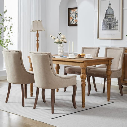 Modern Dining Chairs Set of 6, High Back Dining Chairs Side Chairs - Image 2