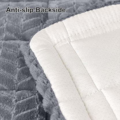 Smiry Couch Cover for Dogs, Non Slip Fuzzy Pet Sofa Covers Washable | Sofa - Image 6