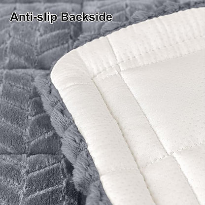 Smiry Couch Cover for Dogs, Non Slip Fuzzy Pet Sofa Covers Washable | Sofa - Image 6