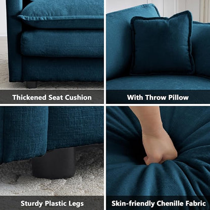 mikibama Modular Sectional Sofa, 146.5 Inch U Shaped Couch Set - Image 5