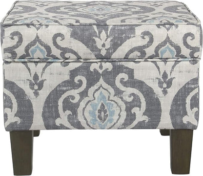 Homepop Home Decor |K7646-A750 | Upholstered Modern Rectangular Storage Ottoman - Image 5