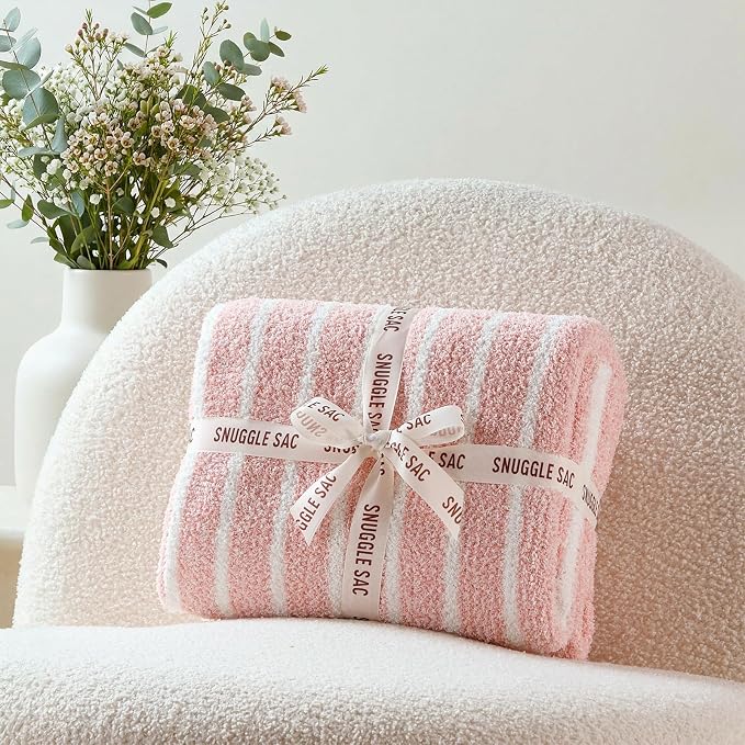 Snuggle Sac Bedding Blanket, Twin Size 60x80 | Ultra Soft, Warm Cozy Knit Fuzzy - Image 6