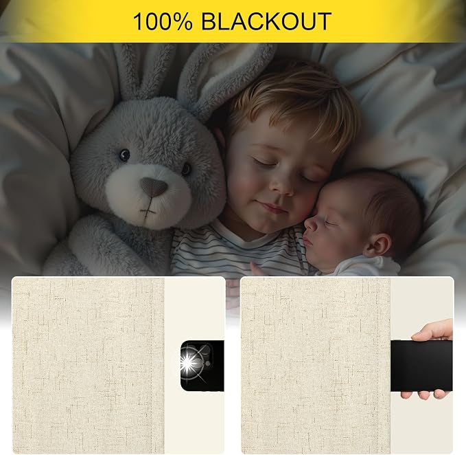 Pitalk Short Black Out Curtains 58 Inch Long - Image 4