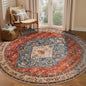 SERISSA 6ft Washable Non Slip Round Boho Area Rug by SERISSAHomeDecorCollection
