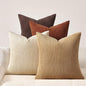 Topfinel Set of 4 Soft Farmhouse Corduroy Striped Decorative Cushion Cover Boho by Topfinel