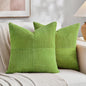 Fancy Homi Set of 2 Lime Green Samll Decorative Throw Pillow Covers 12x12 Inch by Fancy+Homi