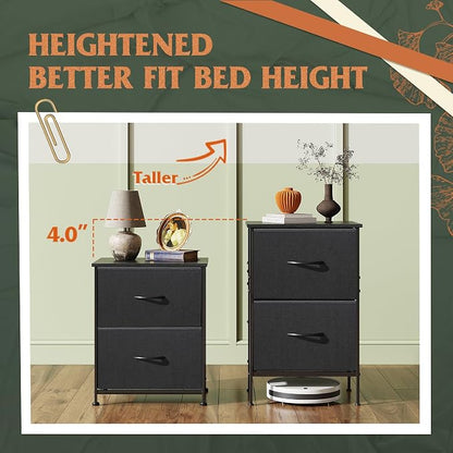 WLIVE Night Stand, Small Dresser - Image 3
