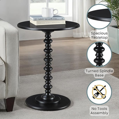 Convenience Concepts Palm Beach Spindle Table 17.75" - Image 4