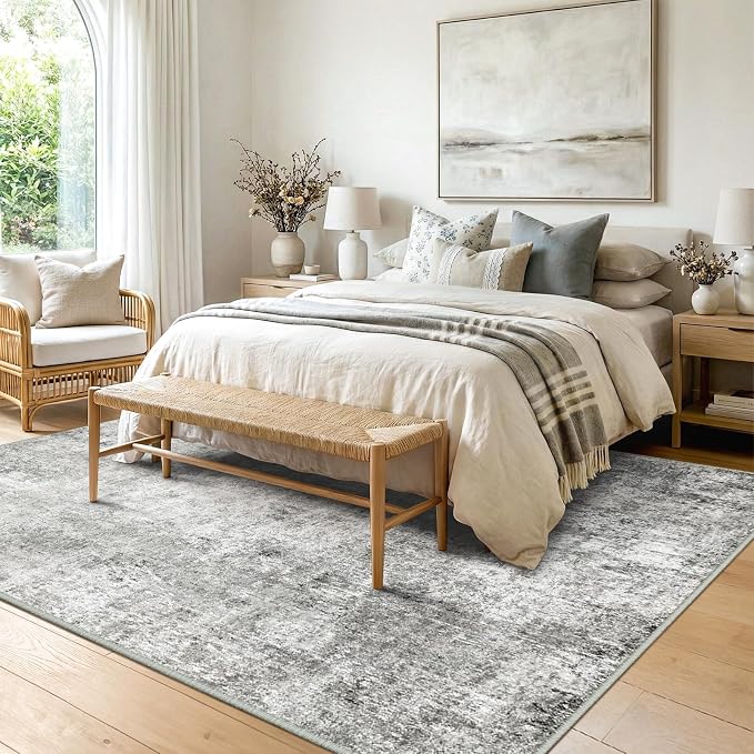 RELEANY Washable 6'x9' Abstract Area Rug - Image 2