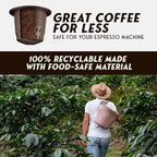 ESPRESSO ITALIA - 100 FORTE Intensity 12. Coffee capsules compatible with Nespresso Original Line Machines, Italian Coffee Pods for Ristretto and Expresso