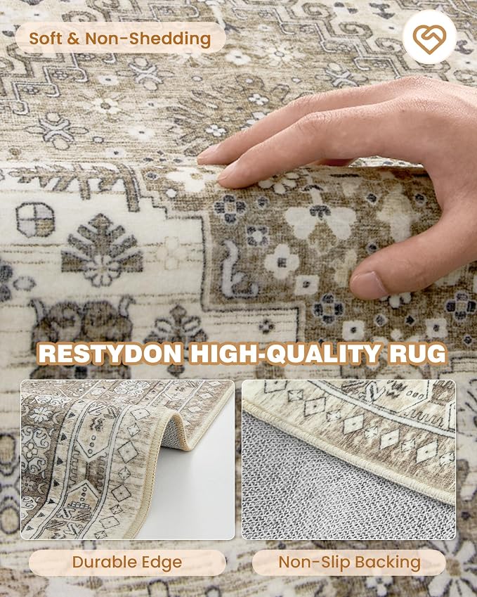 Runner Rug 2x6, Non Slip Washable Rugs - Image 7