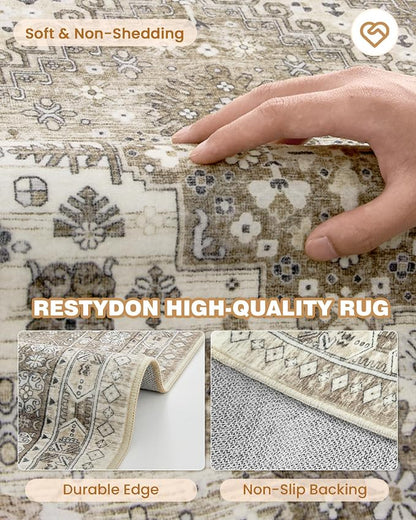 Runner Rug 2x8 Runners for Hallways Non Slip Washable Rugs, Low Pile Soft - Image 7