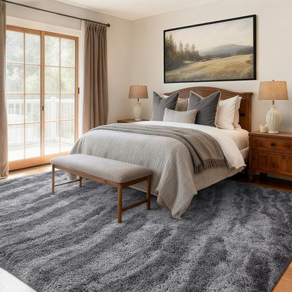 9x12 Ft Extra Large Shag Rugs for Living Room, Ultra Soft Fluffy Furry Area - Image 2