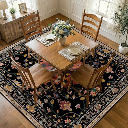 RELEANY Washable Area Rug, Square 7'x7', Water Repellent, Pet Friendly by RELEANY