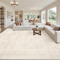 10x14 Area Rugs Living Room: Bedroom Neutral Washable Carpet Beige | Large by Luxturiy