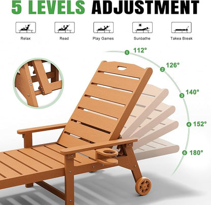 Outdoor Lounge Chair Set of 2 - Image 4