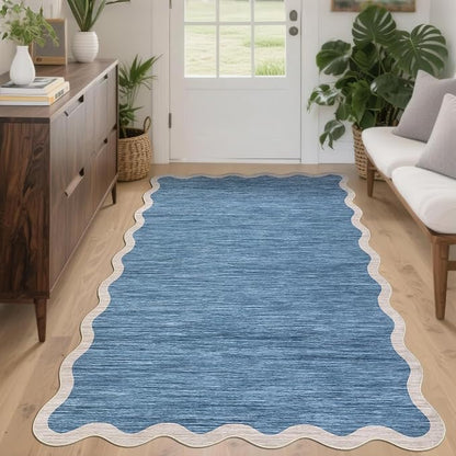 GarveeHome Scalloped Area Rug 4x6 Washable Rug Non Slip - Image 9