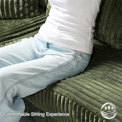 Belffin U Shaped Couch with Reversible Chaises Sectional Couches - Image 7