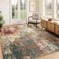 RELEANY Washable 4'x5' Abstract Area Rug by RELEANY