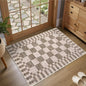 GarveeHome Checkered Washable 2x3 Rug Small Area Rugs Non-Slip by GarveeHome