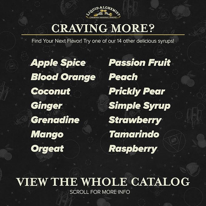 Liquid Alchemist Ginger Syrup for Cocktails - Real Ingredients Make our Liquid Ginger Puree for Cocktails the Perfect Moscow Mule Cocktail Syrup - Our Moscow Mule Mixer is Non-GMO, & Vegan (12 oz)