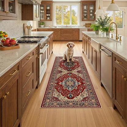 RELEANY Washable Area Rug, Runner 2'x5', Water Repellent, Pet Friendly - Image 3