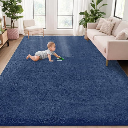 5x7 Area Rug for Living Room: Fluffy Shag Soft Washable Rugs Fuzzy Plush Indoor by VECARF