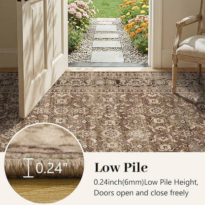 6x9 Ft Large Area Rugs for Living Room, Soft Non-Slip Machine Washable Rug - Image 6