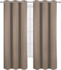 Cappuccino Thermal Blackout Curtains/42 x 95 Inch/Set of 2 Panels Room by Lemomo