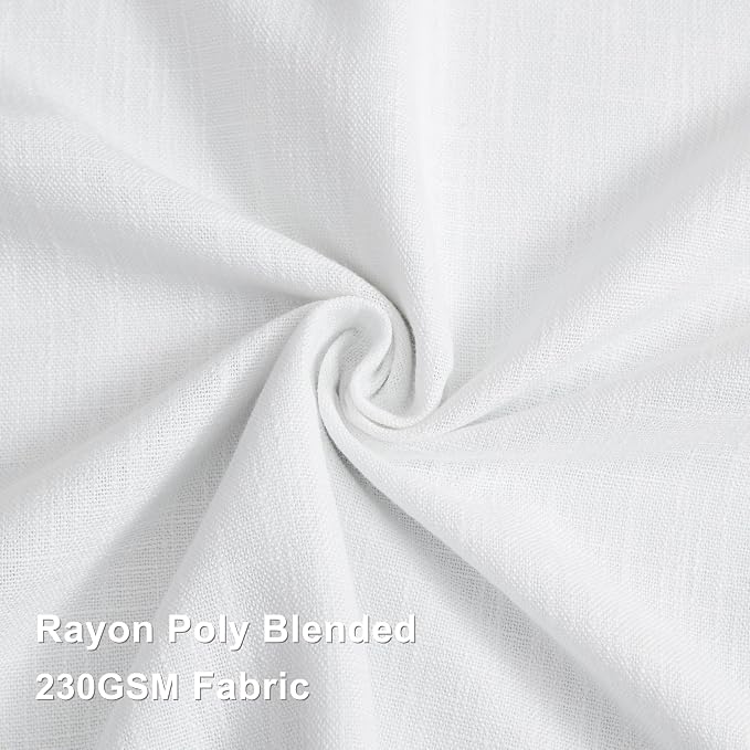 Vision Home White Pinch Pleated Full Blackout Curtains 60 inch Wide Thermal - Image 6