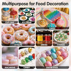 Edible Rainbow Glitter for Drinks,Food Grade 10g Iridescent Sprinkles Cake Decorating Supplies,Edible Luster Dust for Cocktail Beverages,Food Coloring Shimmer Powder for Baking,Cake Cupcakes Cookies Drinks Candy Strawberries Decorations