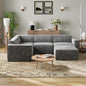 Novilla 109" Modular Sectional Sofa, No Assembly Cloud Sectional Couch by Novilla