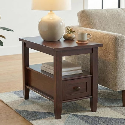 SIMPLIHOME Warm Shaker End Table - Image 2