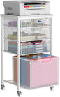 Sbanmao 4 Drawer Rolling File Cart by shengbaomaoyi