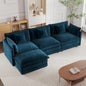 mikibama Modular Sectional Sofa, 111.5 Inch L Shaped Couch Set by Mikibama