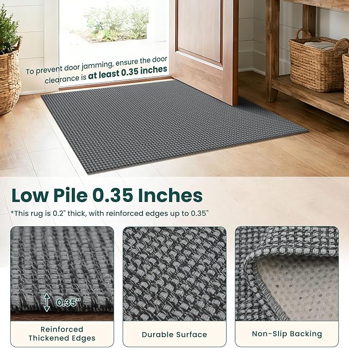 KOZYFLY 3x20 Runners Rugs for Hallway, Extra Long Washable Runner Rug, Non Slip - Image 4