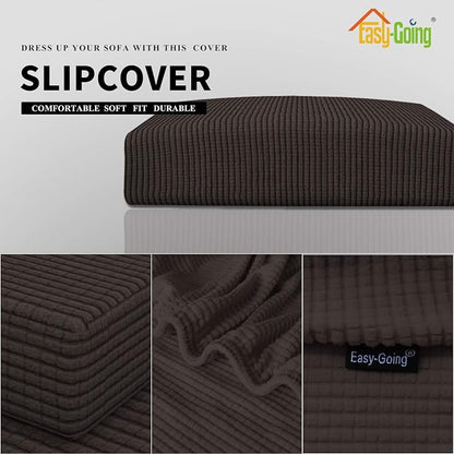 Easy-Going Stretch 1 Piece Chair Couch Cushion Cover - Image 3