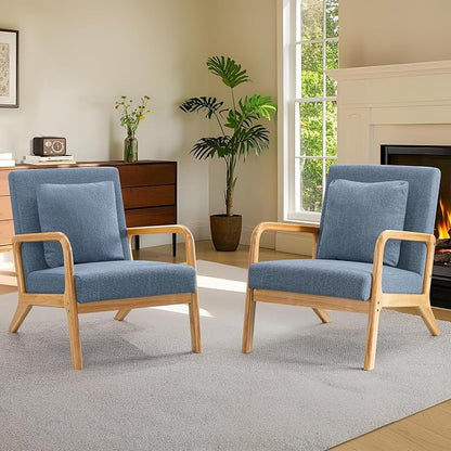 ELUCHANG Mid-Century Modern Accent Chair - Image 9