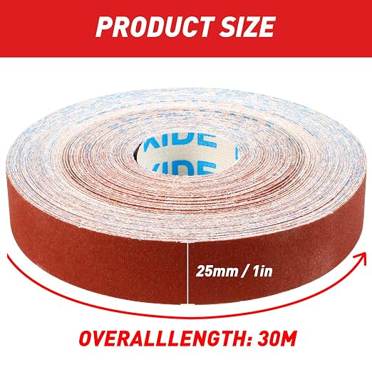 Emery Cloth Roll, 600 Grit Sandpaper Roll, Wet and Dry Emory Cloths - Image 5