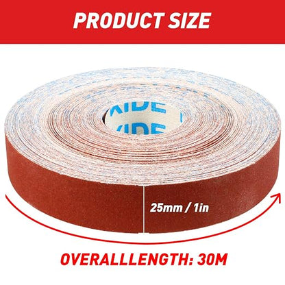 Emery Cloth Roll, 240 Grit Sandpaper Roll, Wet and Dry Emory Cloths - Image 5