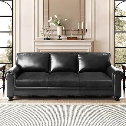 ANARACHON Leather Look Couch Cushion Covers Sofa Seat Slipcovers Sets Couches - Image 2