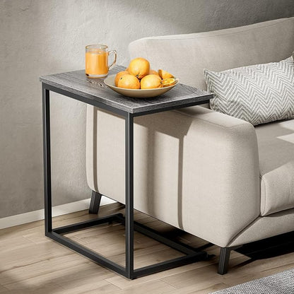 Pipishell C Shaped End Table 27 Inches High, Side Table by Pipishell