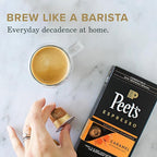 Peet's Coffee, Medium Roast Espresso Capsules, Compatible with Nespresso Original Machine - Caramel, 50 Count (5 Boxes of 10 Espresso Capsules)