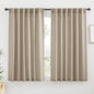 RYB HOME Linen Semi Sheer Curtains 63 inch Length by RYBHOME